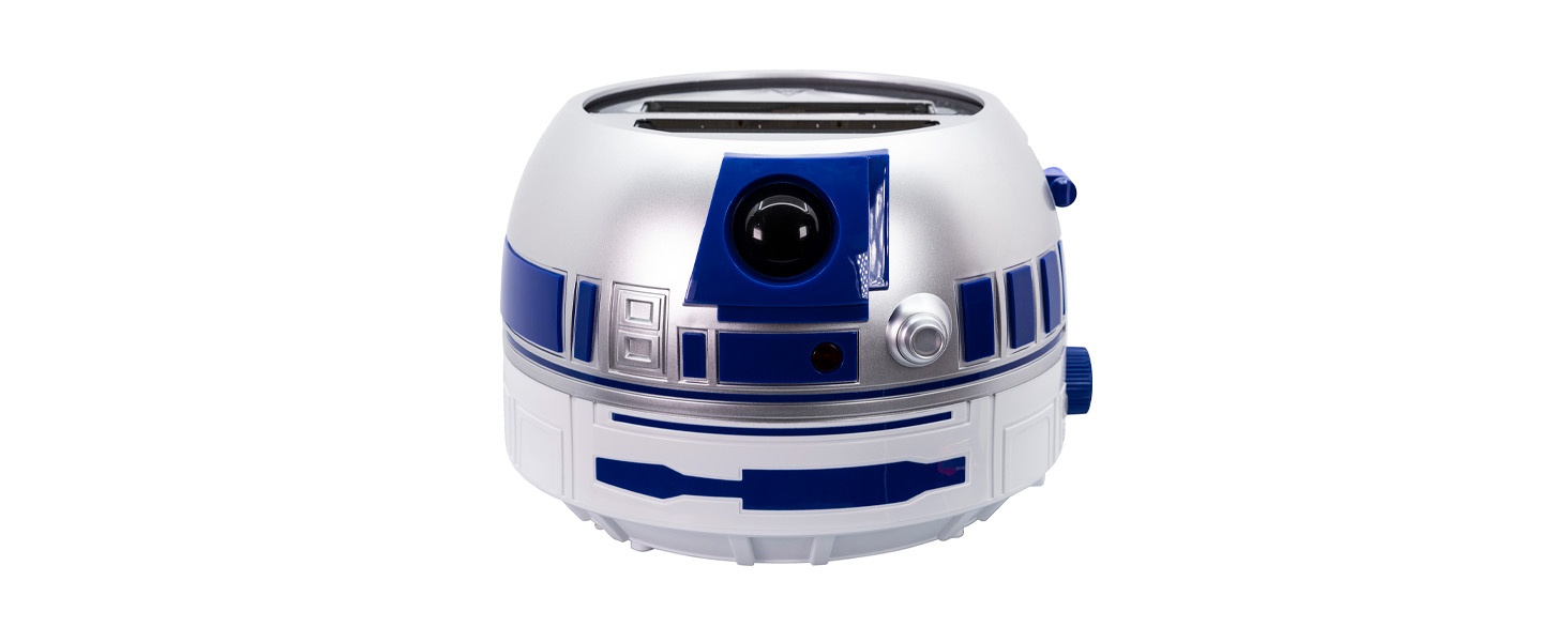 Amazon.com: Uncanny Brands Star Wars R2D2 Deluxe Toaster - Lights