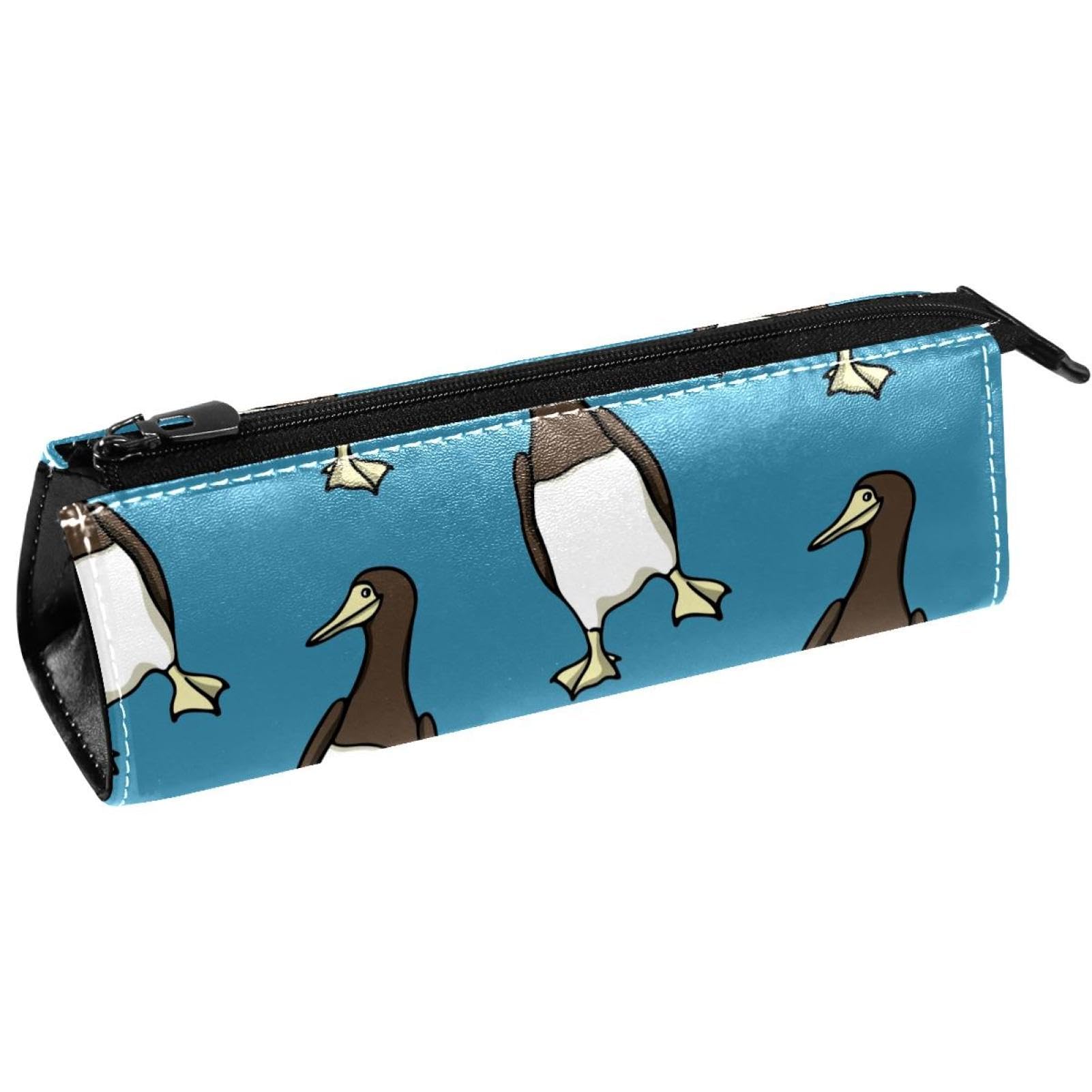 Dancing Brown Boobies Pen Bag Stationery Pouch Pencil Bag Cosmetic Pouch Bag Compact Zipper Bag