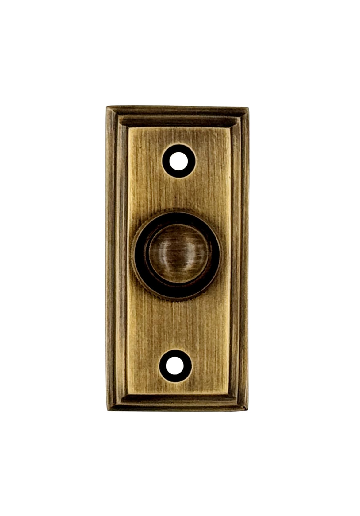 Wired Brass Doorbell Chime Push Button in Antique Brass Finish Vintage Decorative Door Bell with Easy Installation