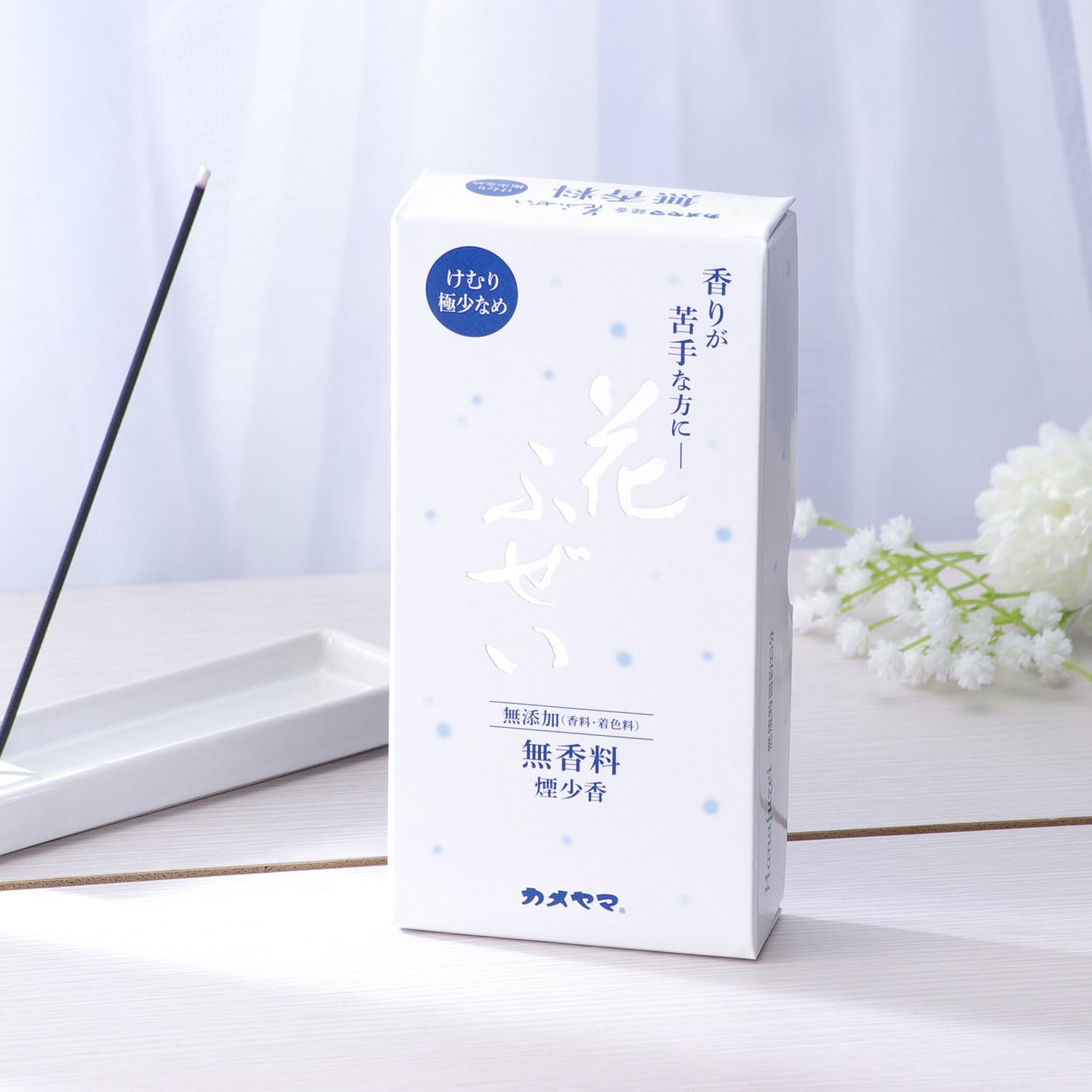 Amazon｜カメヤマ 花ふぜい 無香料 煙少香 約100g 約190本 お線香 お香