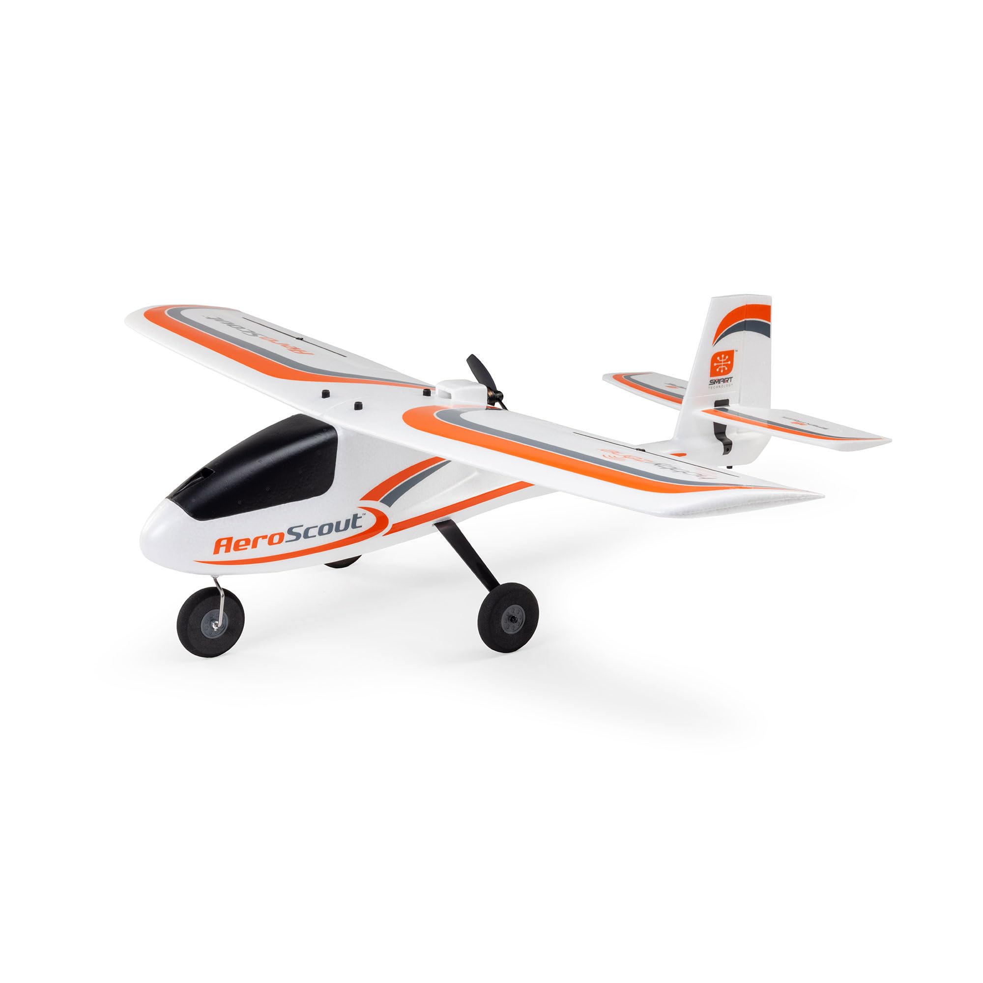Hobbyzone AeroScout S 2 1,1m BNF Basic RC Flugzeug | Inkl. SAFE-Technologie, robuster Pusher-Motor, 3 Flugmodi, ideal für Einsteiger, mit Spektrum AR631+ Empfänger