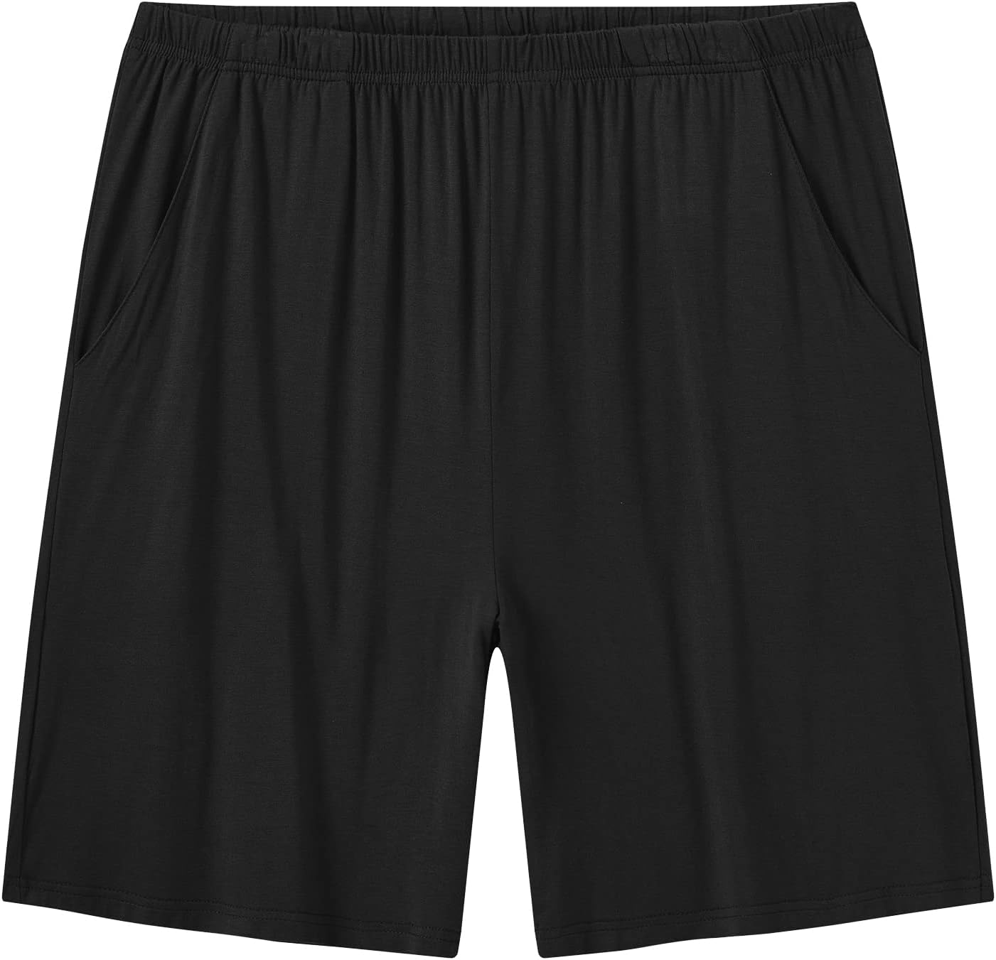 MoFiz Mens Pajama Set Pjs Sleepwear Nightwear Lightweight Quick Dry Soft Short Sleeve V-Neck Summer Pjs Sleep Set With Pocket - Image 3