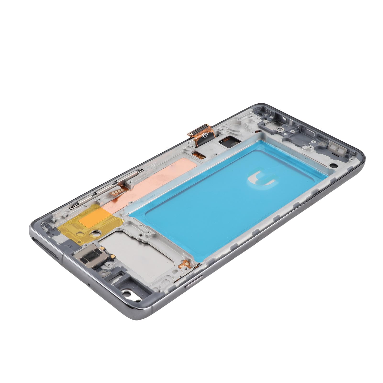 Annadue para S10 Plus Pantalla LCD de Repuesto, Conjunto de Digitalizador de Pantalla OLED con Marco, Herramienta de Reparación y Huellas Dactilares, para S10 Plus SM-N975,