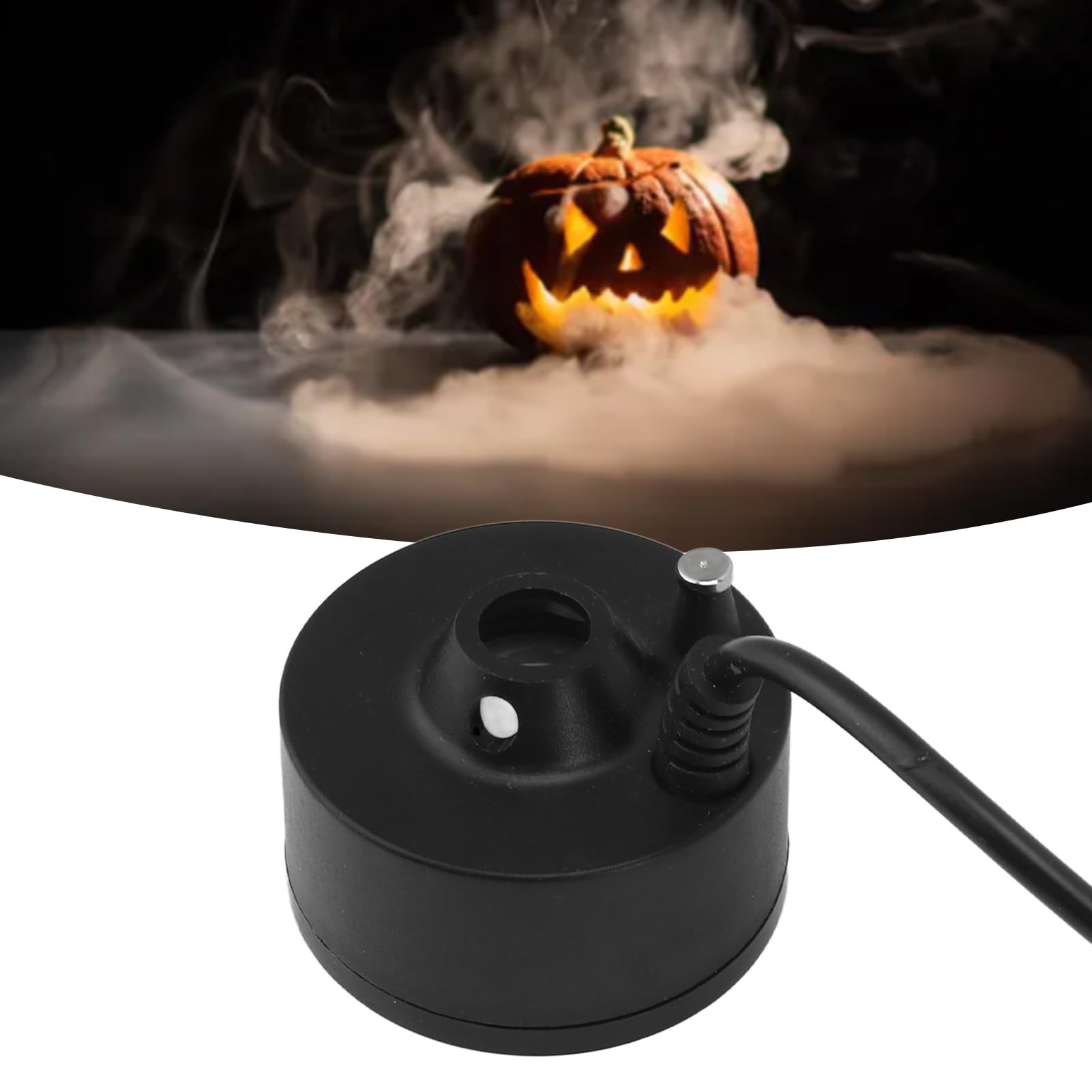 Cryfokt Mist Maker, Ultrasonic Mist Maker Fogger, Pond Fog Machine Atomizer Humidifier, Indoor FountainFoggers for Garden Rockery Landscape Fishtank Halloween Decor,