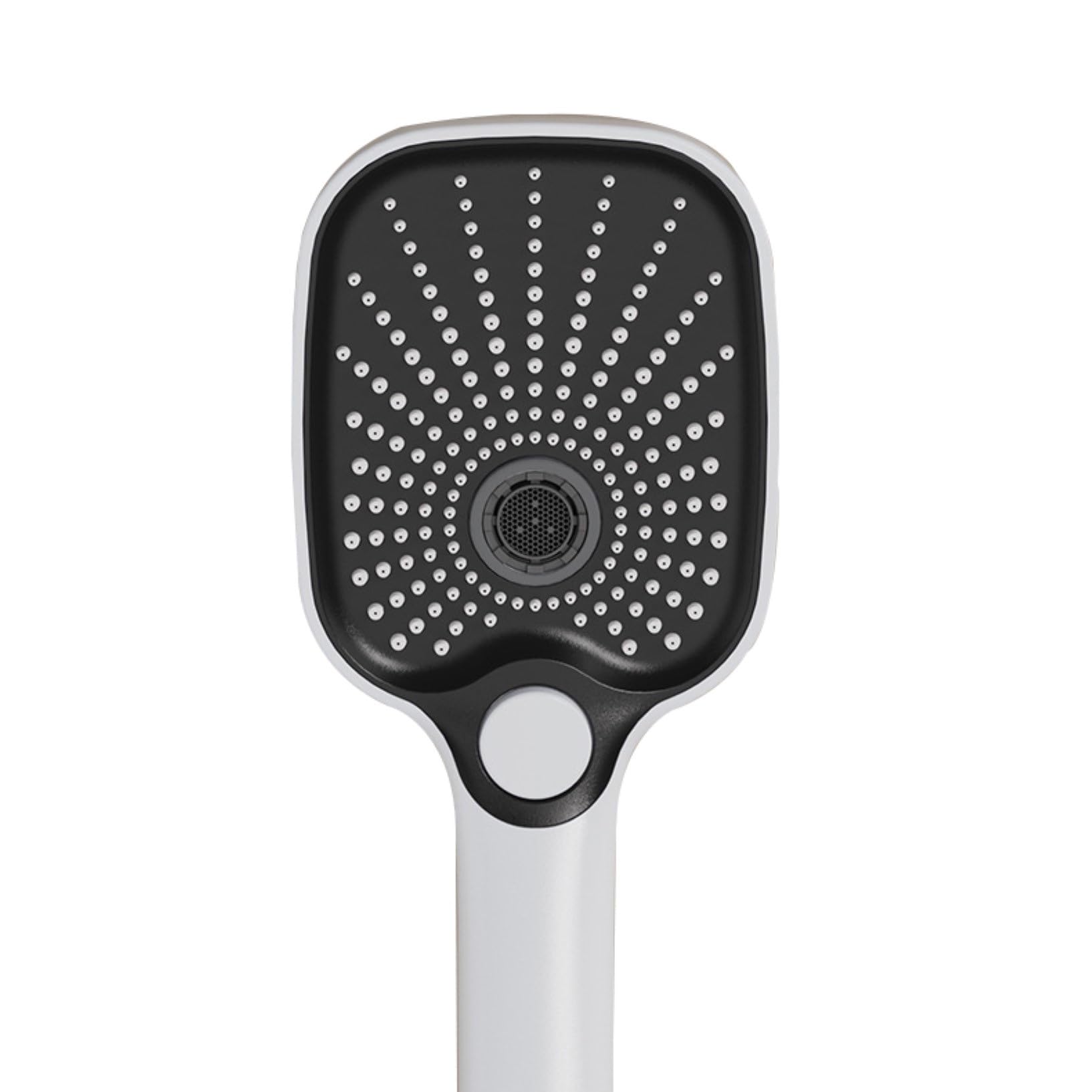 Sistema Ducha Termostática Led Pantalla Digital Teclas Piano Set Ducha 4 Funciones con Mango 3 Velocidades con Grifo Bañera Oculto (Color : White)