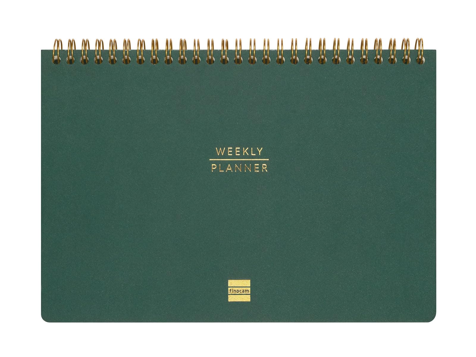 Finocam Haiku Undated Weekly Planner | Weekly View Vertical Layout | Green · International - Planner