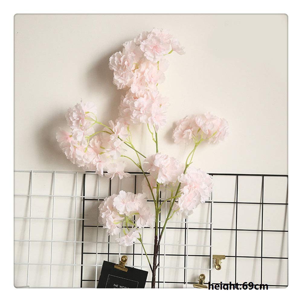 Disposizione di Fiori di Ciliegio Fiore Artificiale Bouquet di Fiori di Pesco Bouquet da Sposa Arco da Sposa Decorazioni per Fondali Strada da Parete Fiore 96cm