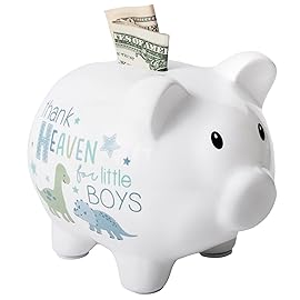 Baby Essentials My First Piggy Bank, Baby\'s First Piggy Banks for Boys and Girls (Thank Heaven Dinos)