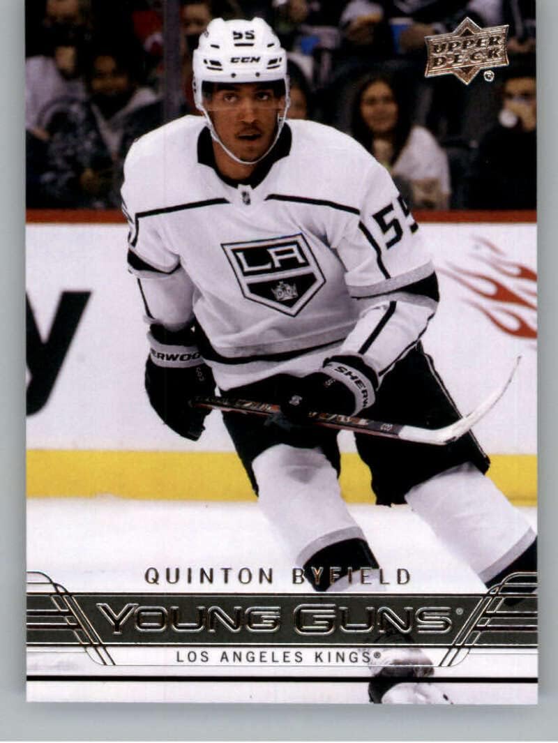 2021-22 Upper Deck Extended Series 2006-07 Upper Deck Retro #T-84 Quinton Byfield RC Rookie Card Los Angeles Kings Young Guns Official NHL Hockey Card in Raw (NM or Better) Condition