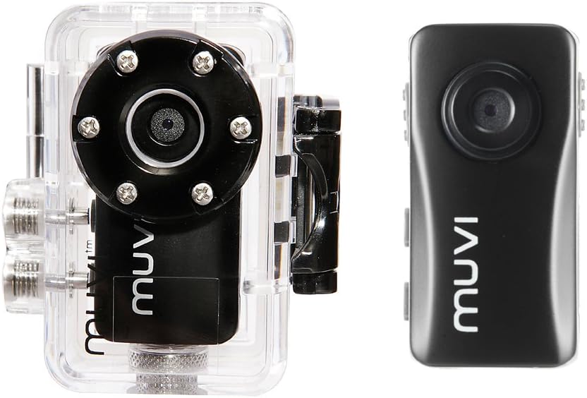 Veho VCC-004-ATOM-NPNG Super Micro Muvi Atom Handsfree Camcorder with Waterproof Case and 4 GB Memory