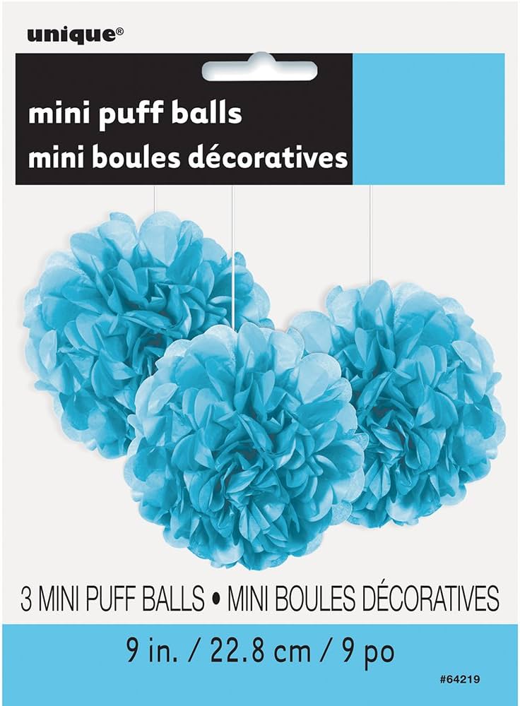 Amazon.co.jp: 9インチの小さなティッシュペーパーポンポン、3個。 9