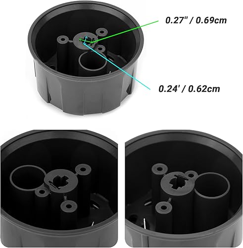 Miniatura 4 de only fire Perillas de quemador, 3 perillas de control de gas de repuesto para Weber Spirit serie 300 con controles delanteros superiores (años 2013