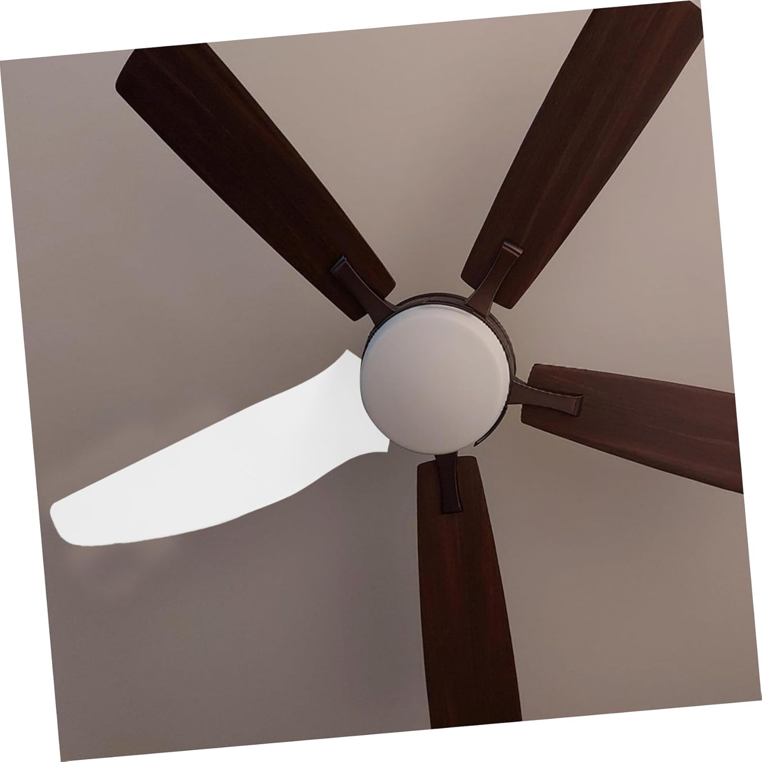 Plastic Fan Blades Replacement Fan Leaves Construction Easy Installation White
