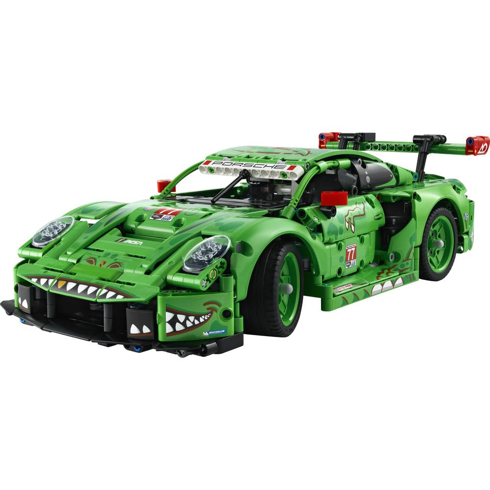 LEGO Technic Samochód Porsche 911 GT3 R REXY AO Racing 42224 | Model samochodu, klocki konstrukcyjne, prezent dla fana motoryzacji 11+, zestaw edukacyjny dla dzieci, 1313 elementów