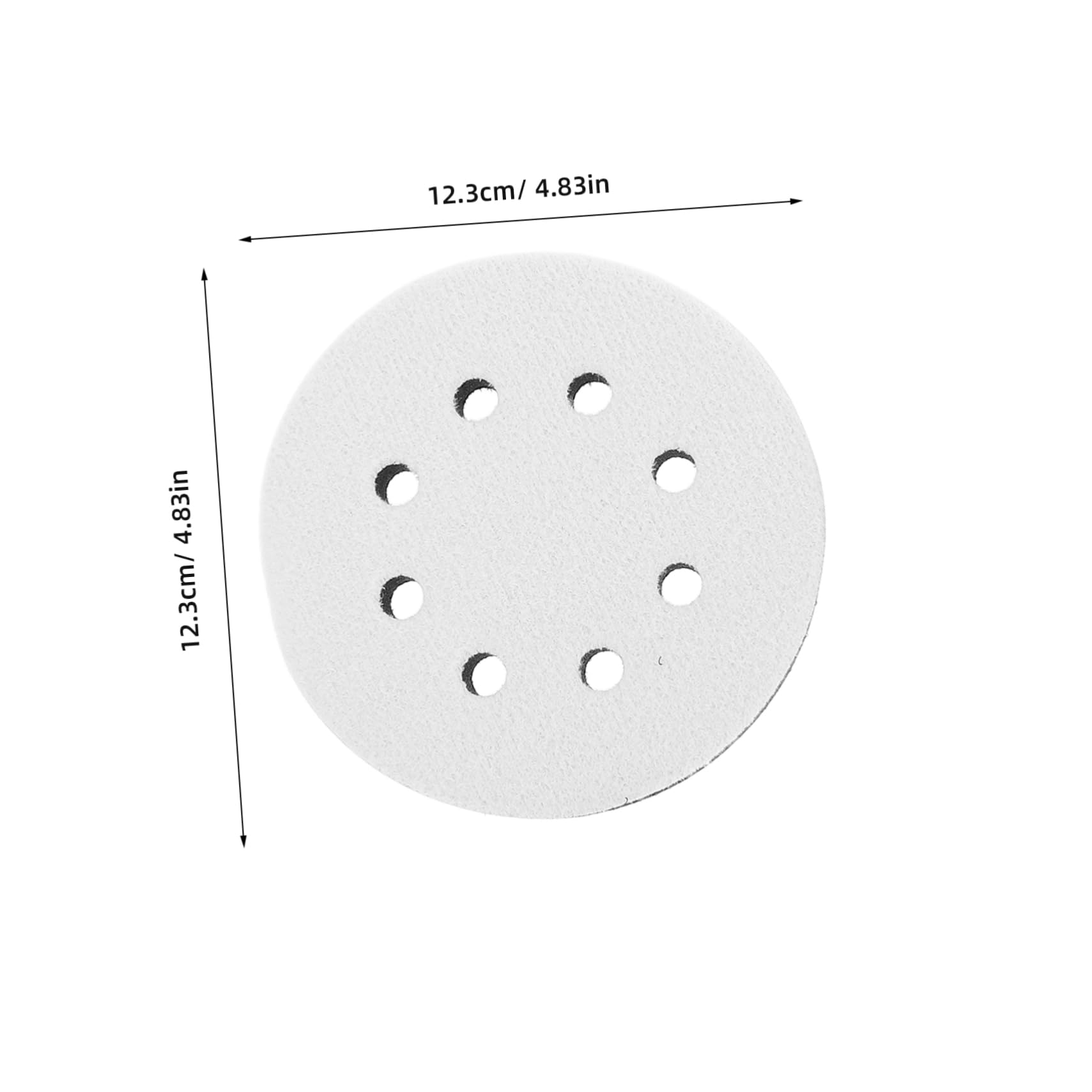 Unomor Replacement Pads for 4pcs Soft Sponge Sanding Pads Orbital for Polishing