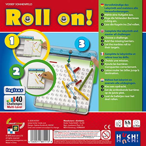 Huch & Friends Roll on Logic Game miniatura 4