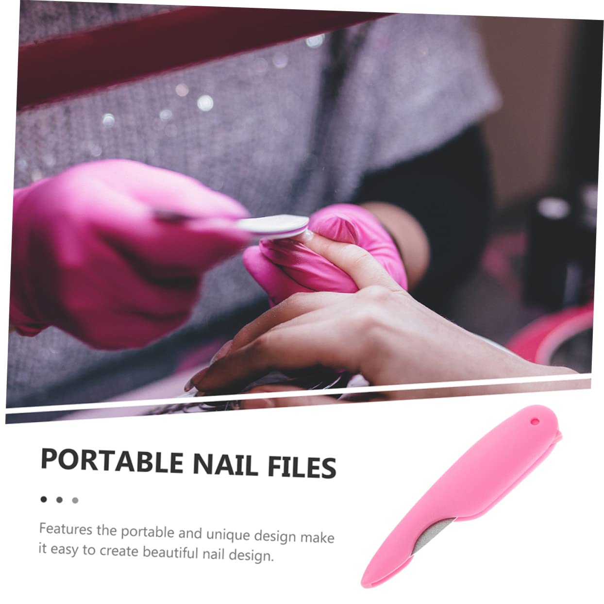 Lime per Unghie Pieghevoli in Metallo, Set da 8 Pezzi Doppia Faccia Lucidante, Strumenti per Manicure e Pedicure Professionale