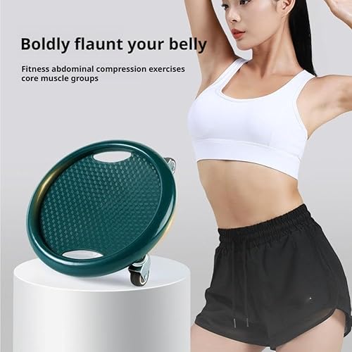 Miniatura 4 de Rueda de rodillo abdominal, equipo de ejercicio abdominal con rodilleras, tabla de rueda abdominal multifuncional para mujer, rotación de 360 para
