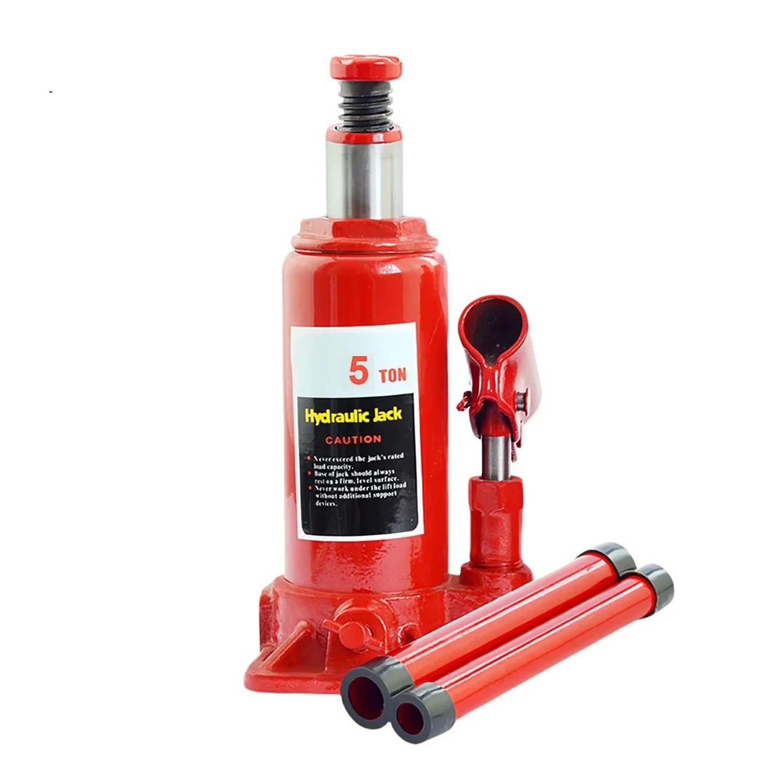 Gato Taller Gato de elevación de 2/5/10 toneladas, camión hidráulico portátil, Elevador de Botella, hidráulico Vertical Gatos para Coches(5 Ton)