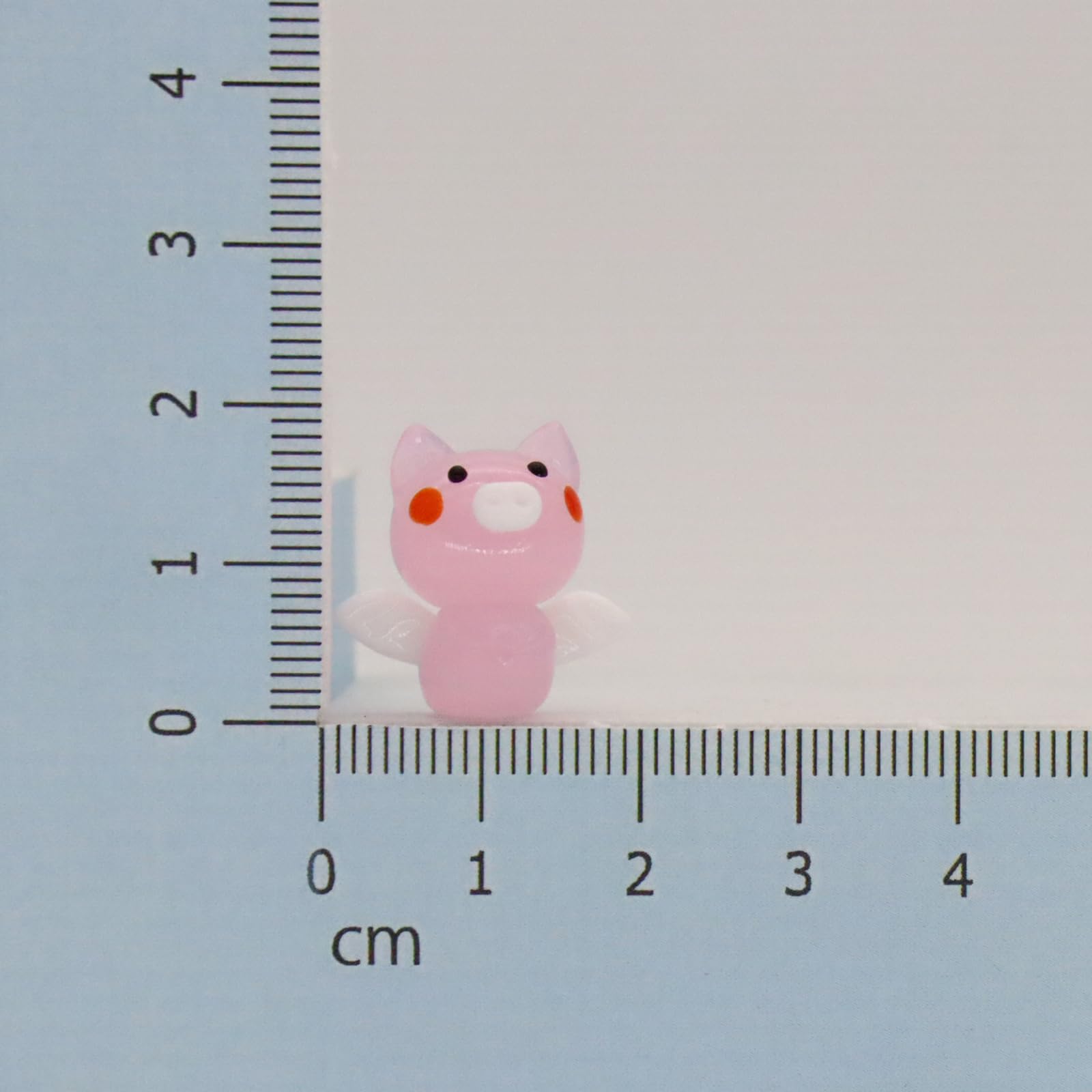 Amazon.co.jp: フォーカート かわいい手作り ガラス細工 ブタ 天使