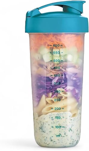 Miniatura 3 de Tupperware Batidora batidora Quick Shake de 20 onzas de capacidad en azul turquesa