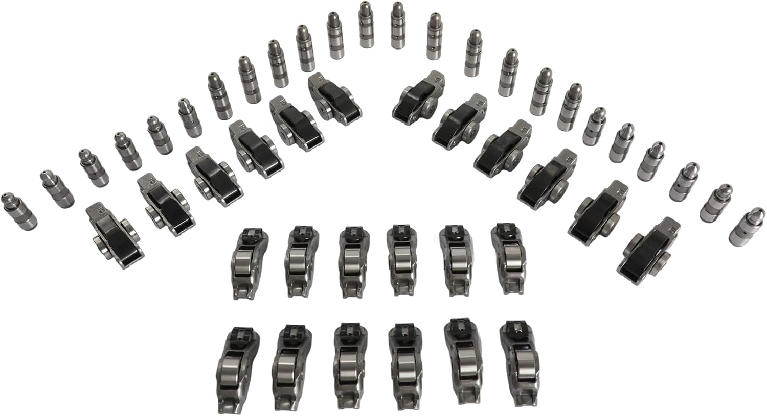 24Pcs Intake & Exhaust Lifters With Rocker Arms Fit For Dodge Durango Chrysler Jeep Wrangler Ram Promaster 1500 3.6L 2016-2024 5047883AB 68245463AA 5184296AD