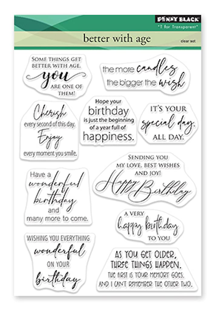 Penny Black Clear Stamps-Better with Age