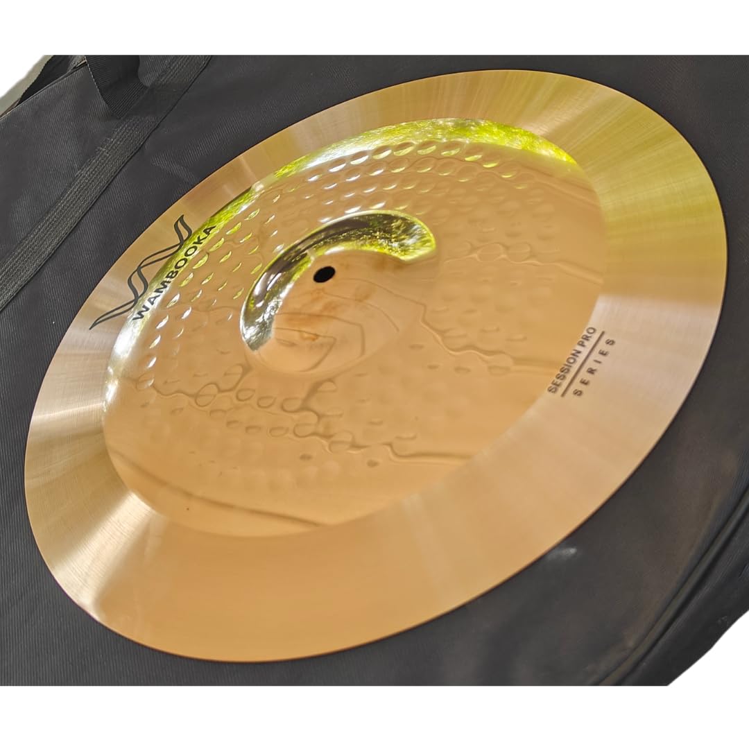 Cymbals - Piatti martellati per batteria acustica in lega B8 Serie Session Pro - Hi-Hat 14 - Crash 16 Crash 18 - Ride 20 (CRASH 16)