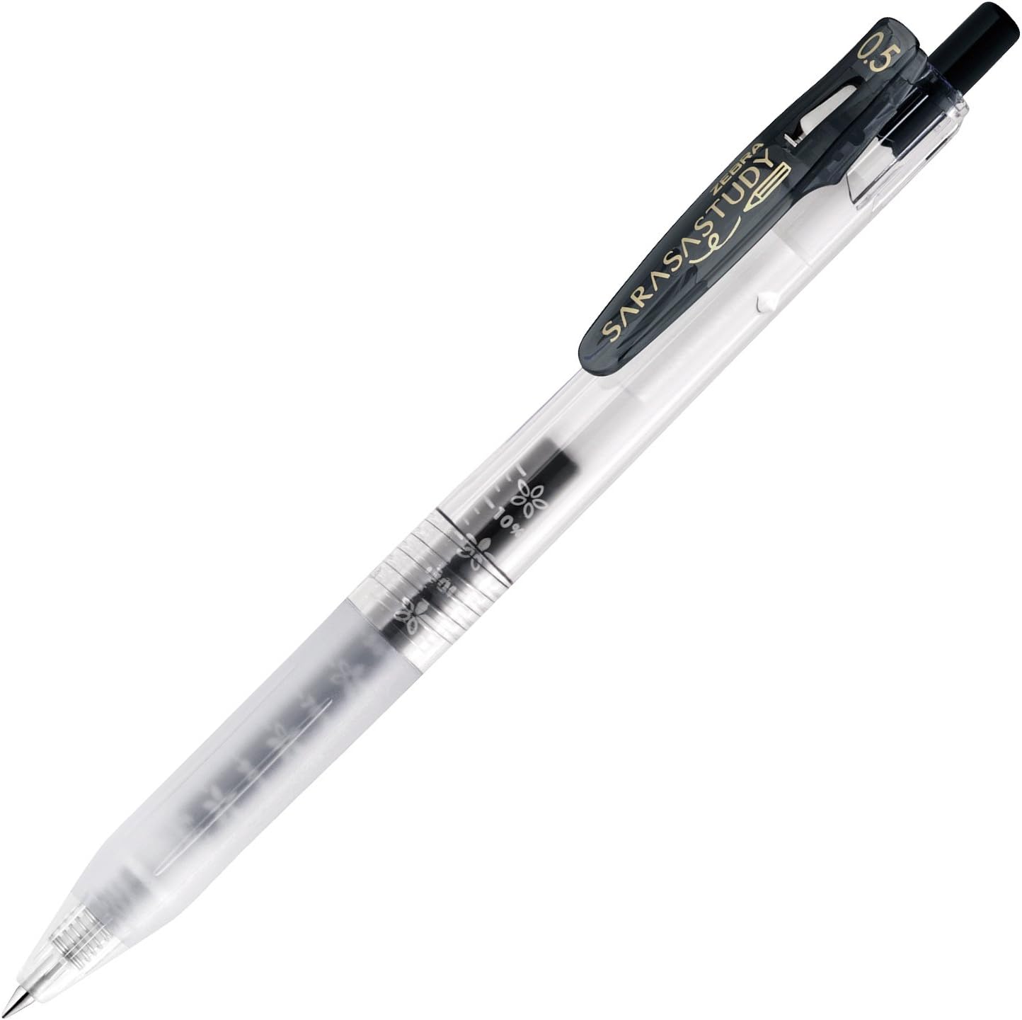 Zebra Gel Ballpoint Pen Sarasa Study 0.5 Black 10 pcs B-JJM88-BK