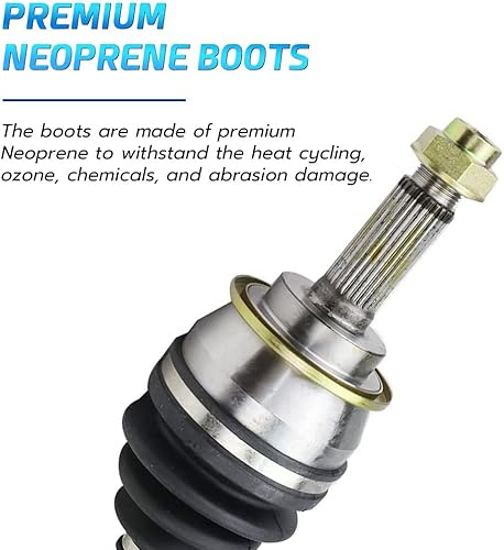 Miniatura 4 de Bodeman - Par de 2 conjuntos de eje delantero CV para Subaru Forester 1998-1999Subaru Impreza 1993-2001Subaru Legacy 1990-1999