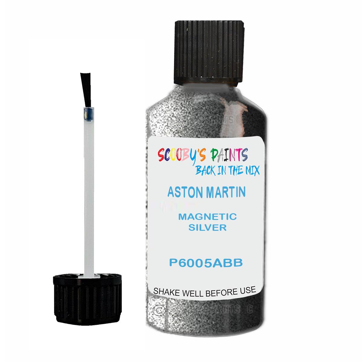 Scoobys Paints Back In The Mix Magnetic Silver Touch Up Paint For Aston Martin P6005abb Metallic