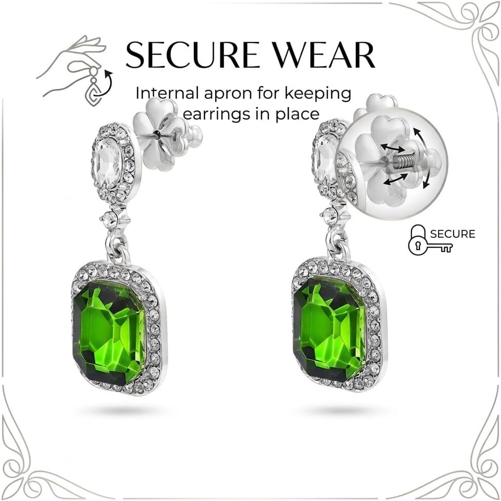 Earring Backs for Droopy Ears, EBFDOH Earring Backs for Heavy Earrings 4PCS Tight Locking Flower-Shape Lifter Backings for Studs Large Pierced Support Backers Replacements for Sagging Earlobe