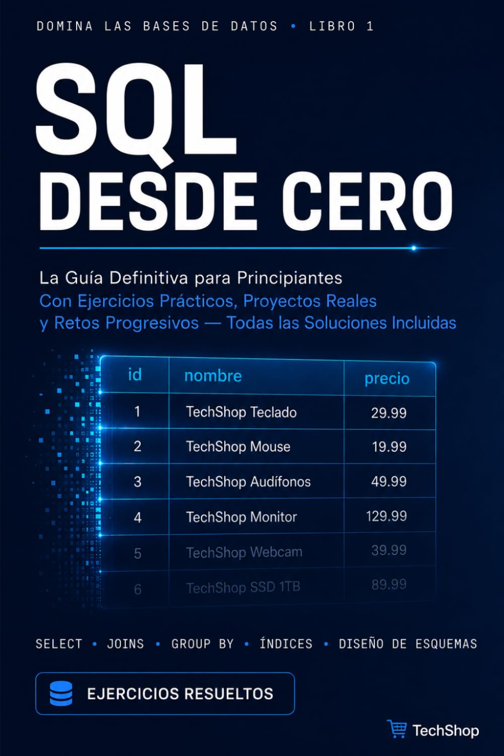 SQL Desde Cero Aprende Bases de Datos con Ejercicios Reales: La Guía Definitiva para Principiantes Con Ejercicios Prácticos, Proyectos Reales y Retos ... Incluidas (Domina las Bases de Datos)