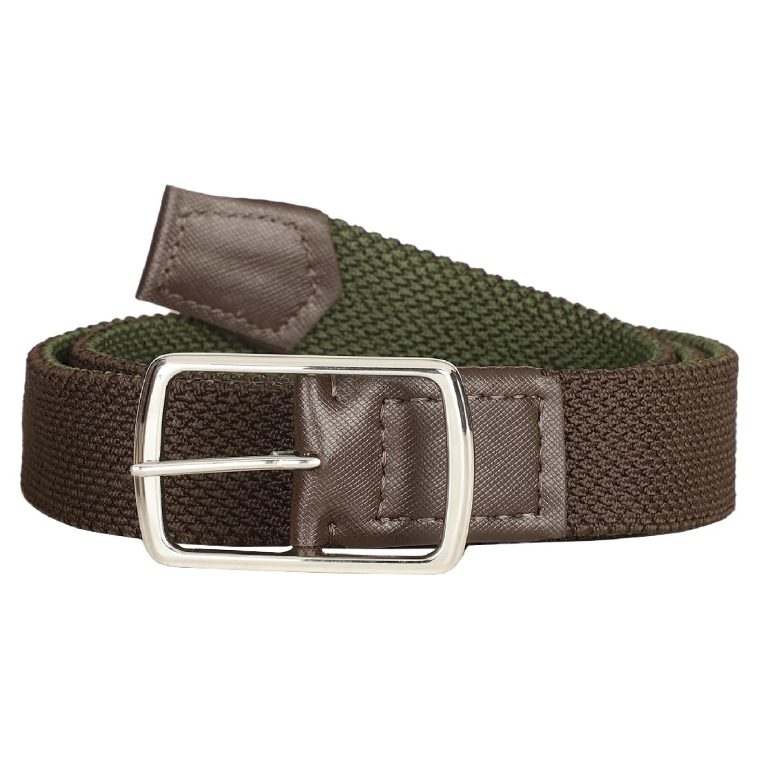 Reversible Q3-03 Mens Belt In Green-image-25