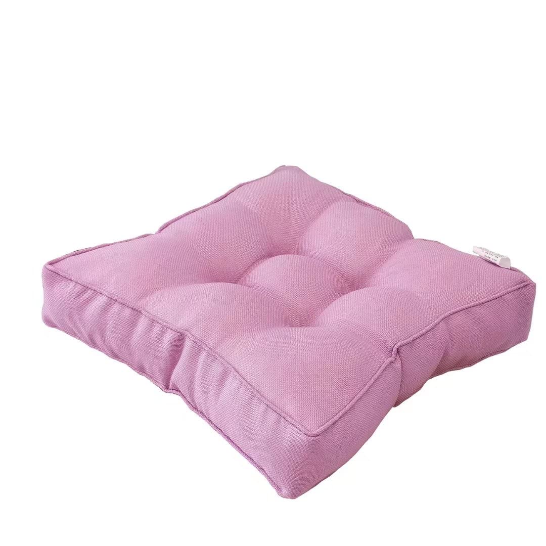 Coussin de méditation pour coin de lecture et voiture, assise de sol violet clair 50cm