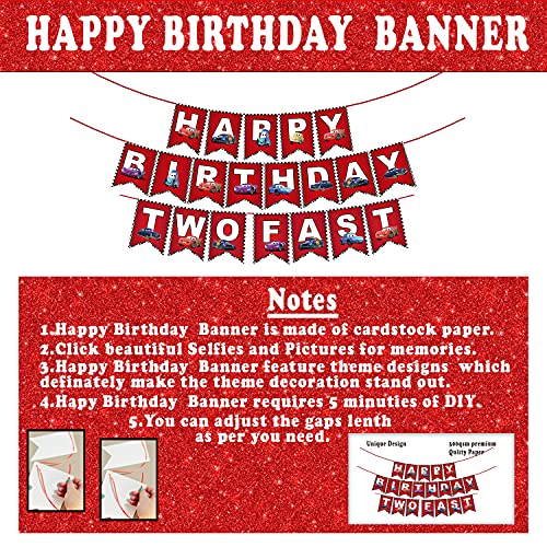 Image of Party Propz Paper,Foil,Latex,Rubber Car Theme Decoration For Birthday Combo,64Pcs Kit For Boys 2Nd Birthday Party Decorations,Birthday Decorations Kit For Boys 2Nd Birthday Items 2 Year,Multicolor