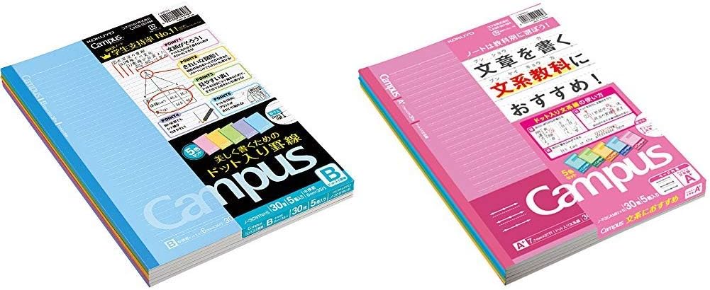 正規認証品 新規格 コクヨ キャンパス Campus ノート B5 A罫 鬼滅の刃 5柄 5冊セット ドット入り ショウワノート ポストお届け送料無料 小学生 漫画 ジャンプ Materialworldblog Com