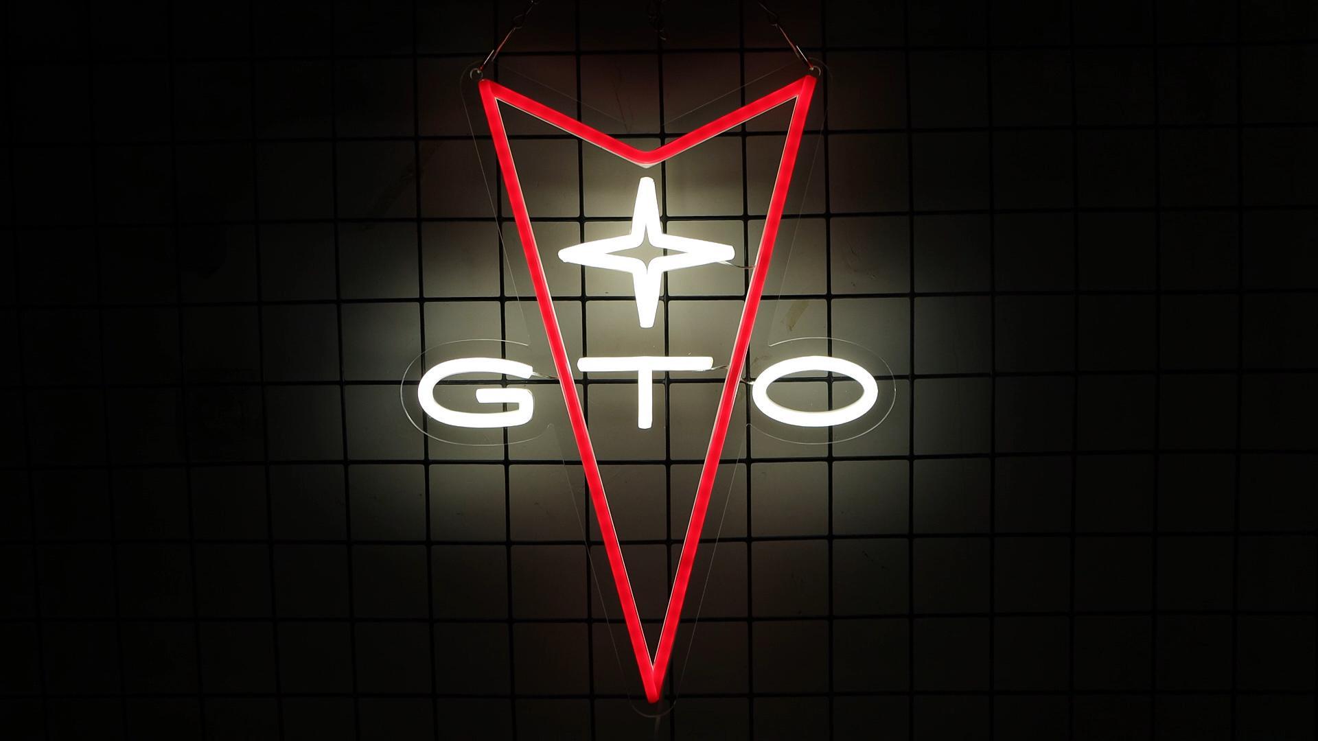AHlove GTO Neon Car Signs for Store Wall Decor， Led