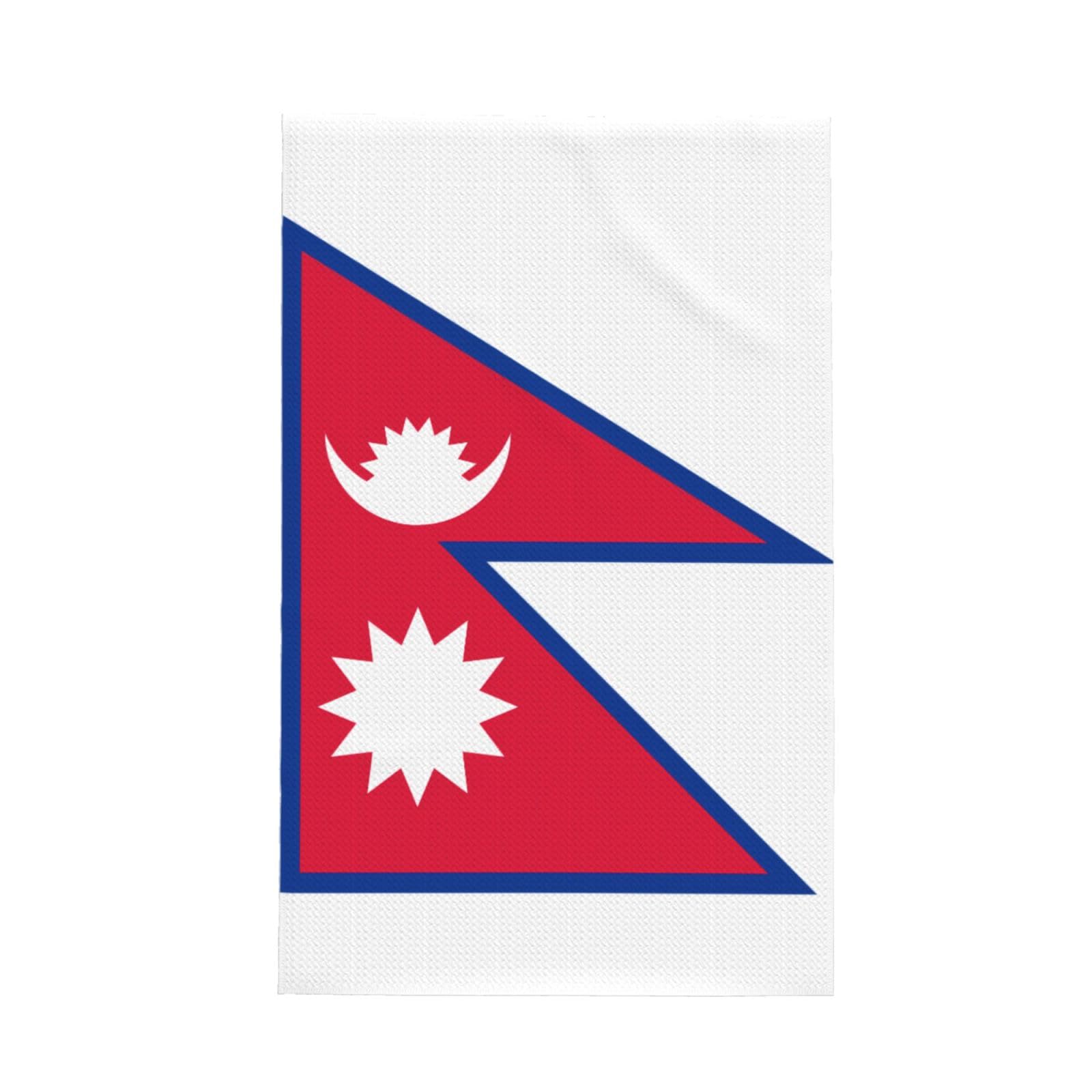 SXZVVBN Flag of Nepal Super Absorbent Microfibre Waffle Towels Fast Drying Dish Cloths Home Cafe Barista