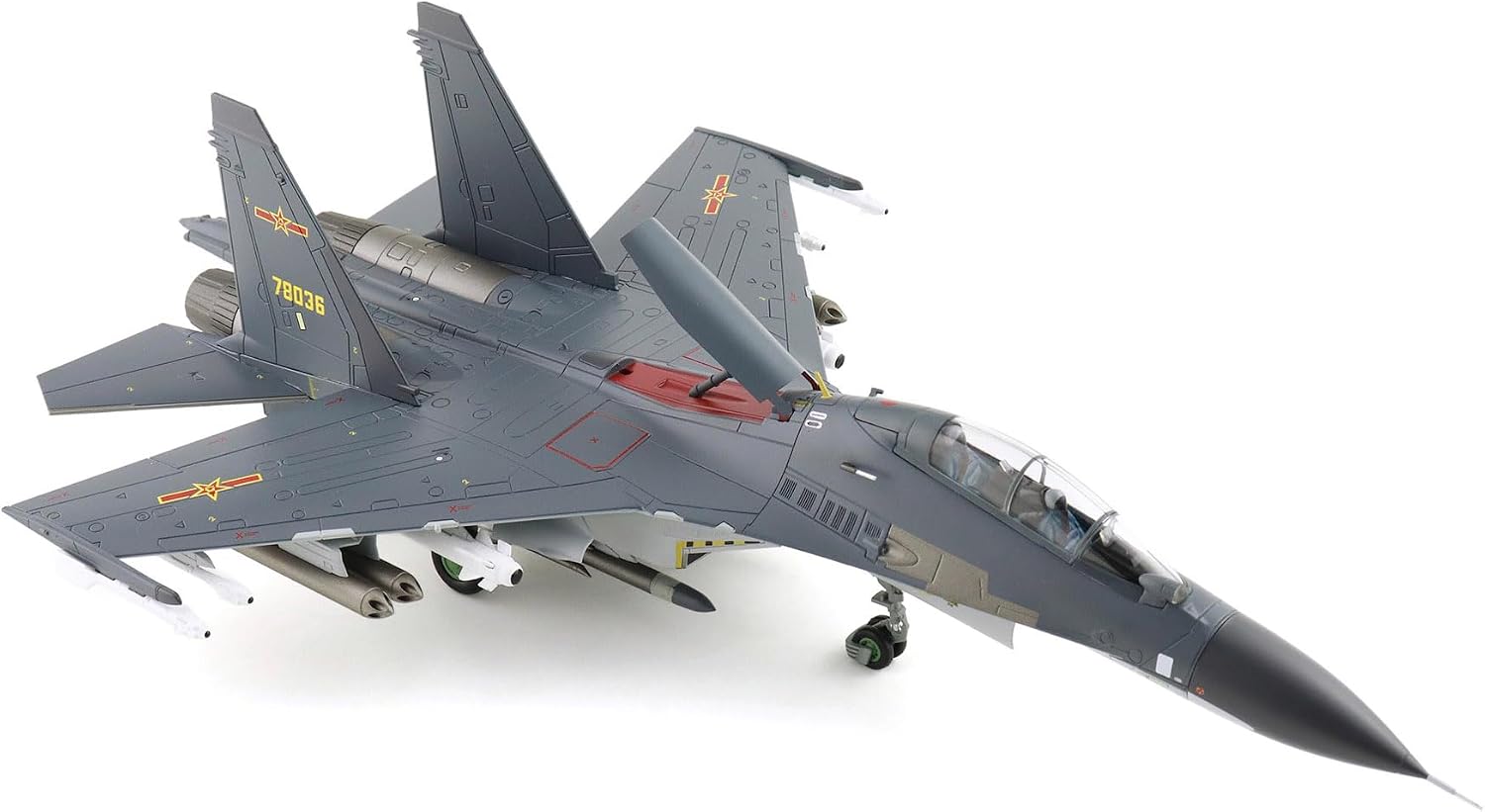 Hobby Master | 1:72 Scale Diecast Military Aircraft Replica | Su-30Mkk 78036, PLAAF, 2014 | Model HA9554