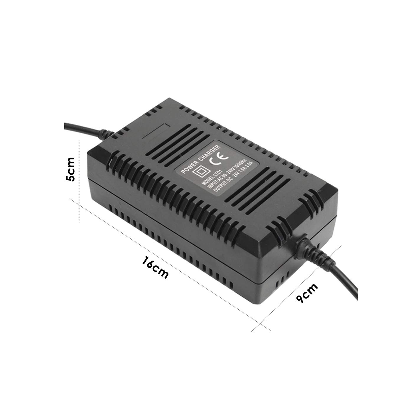 24V. 2A Power Charger For Electric Scooter Three Port Inline Female