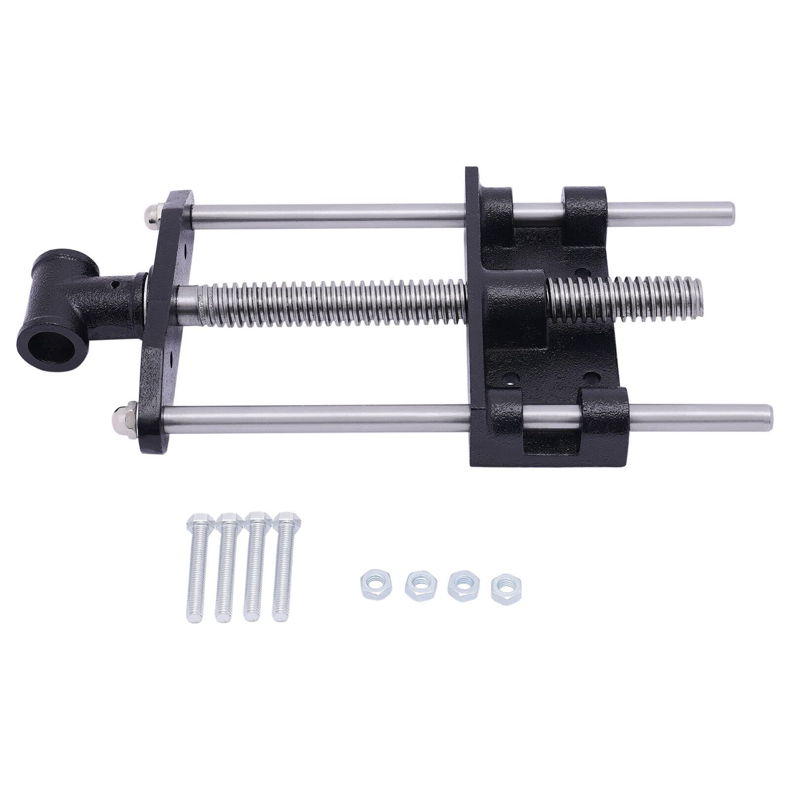 Tornillo de banco para carpintería de 7 pulgadas de madera para banco de cepillado, mesa de trabajo, mandíbulas tensoras para carpintero, maquinaria y soldadura fijación de piezas de trabajo