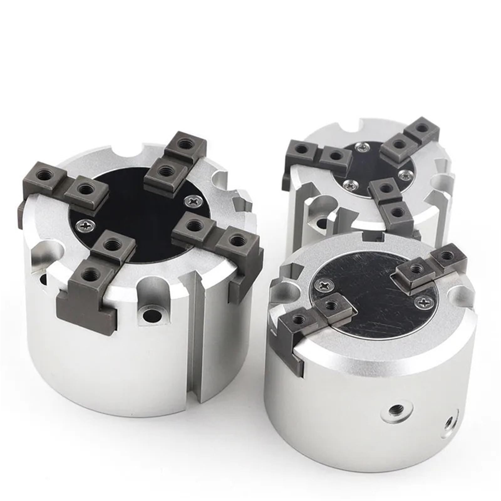 Pinza pneumatica di Tipo Parallelo Serie MHS2/MHS3/MHS4 Serie MHS 16D 20D 25D 32D 40D 63D 80D Pinza pneumatica a Due Ganasce e Tre Ganasce (Color : MHS2, Size : 16D)