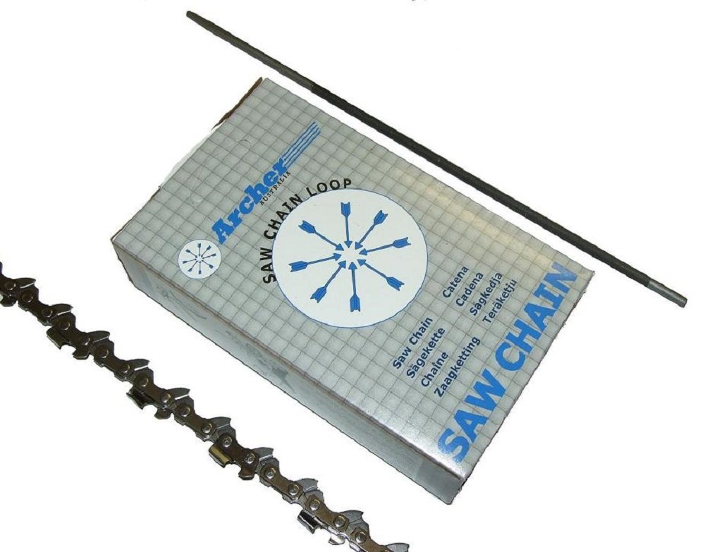 Archer .325 0.058 1.5Mm 78 Dl Chainsaw Saw Chain & File