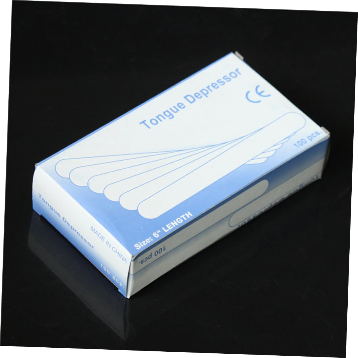 OSOLADY 100Pcs Disposable Wooden Wax Spatulas Rounded End Applicators for Waxing for Salon and Home Use Compatible with Hot and Strip Wax