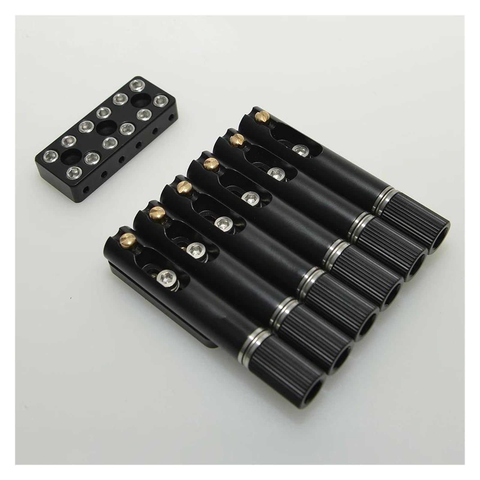 E-Gitarren brücke 1 Satz 6-saitiger Headless-Gitarrensteg Einzelsteg