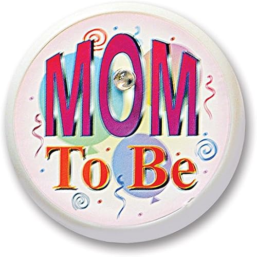 Beistle léopard Bl034 Mom to be Bouton Clignotant, 5,1 cm