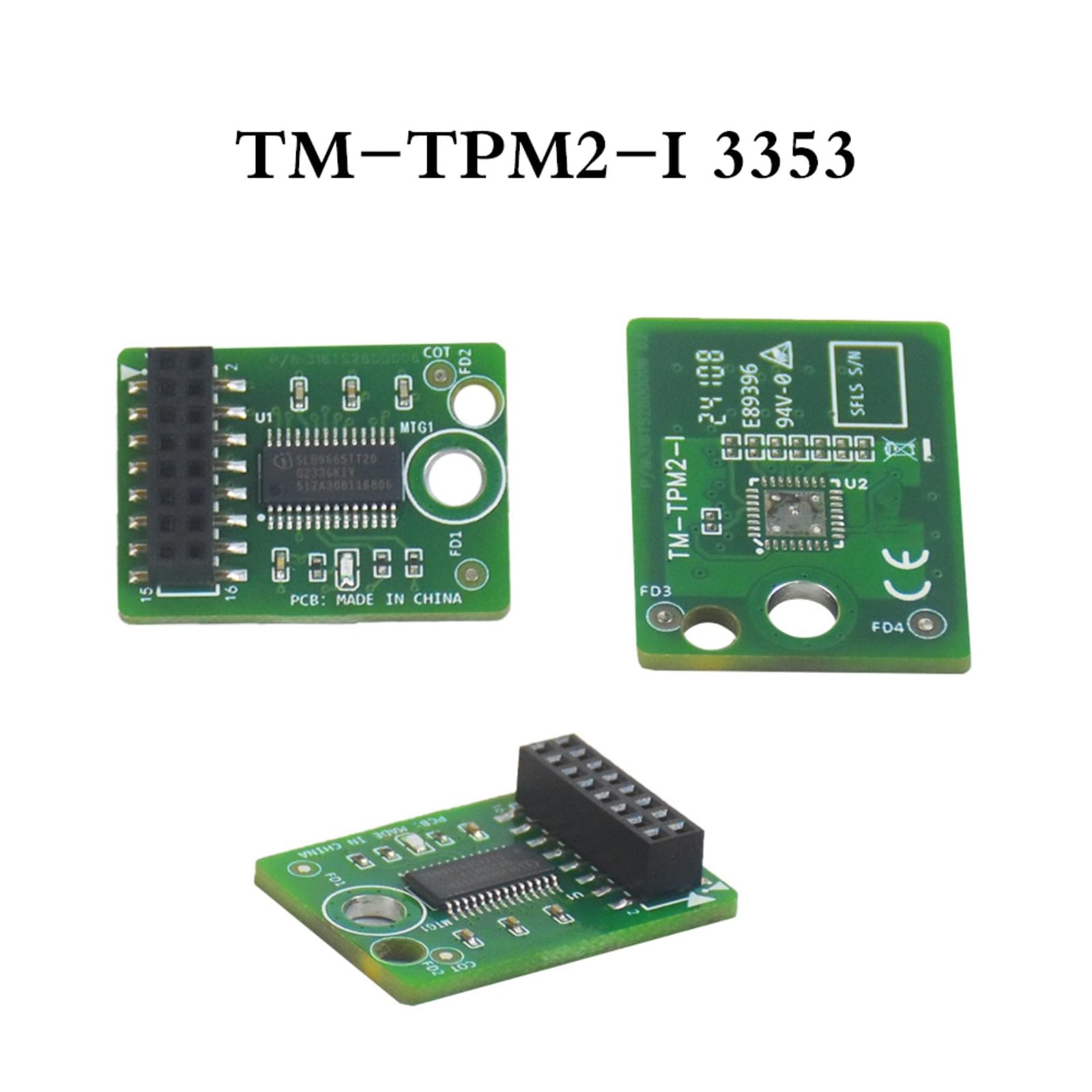 TPM2-I 3353 Computer Konvertierungsplatine TPM Sicherheitsmodul PCB 2x8Pin TPM Sicherheitsmodul mit geringem Stromverbrauch