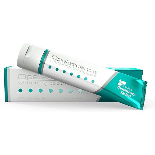 Opalescence Whitening Toothpaste for Sensitive Teeth (1 Pack) - Oral Care, Mint Flavor, Gluten Free - TP-5167-1