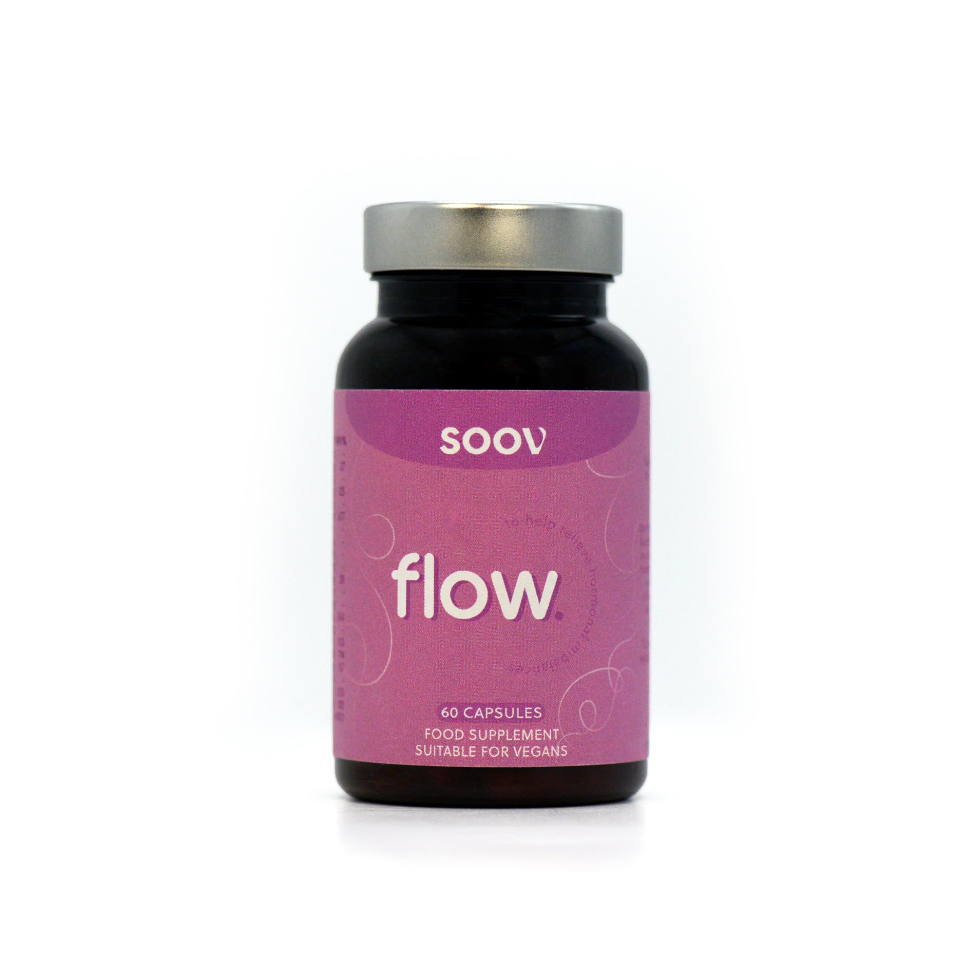 Flow by Soov - Women's Multivitamin Supplement - Hormonal Balance, Skin & Cognitive Support - Vegan & UK Manufactured
